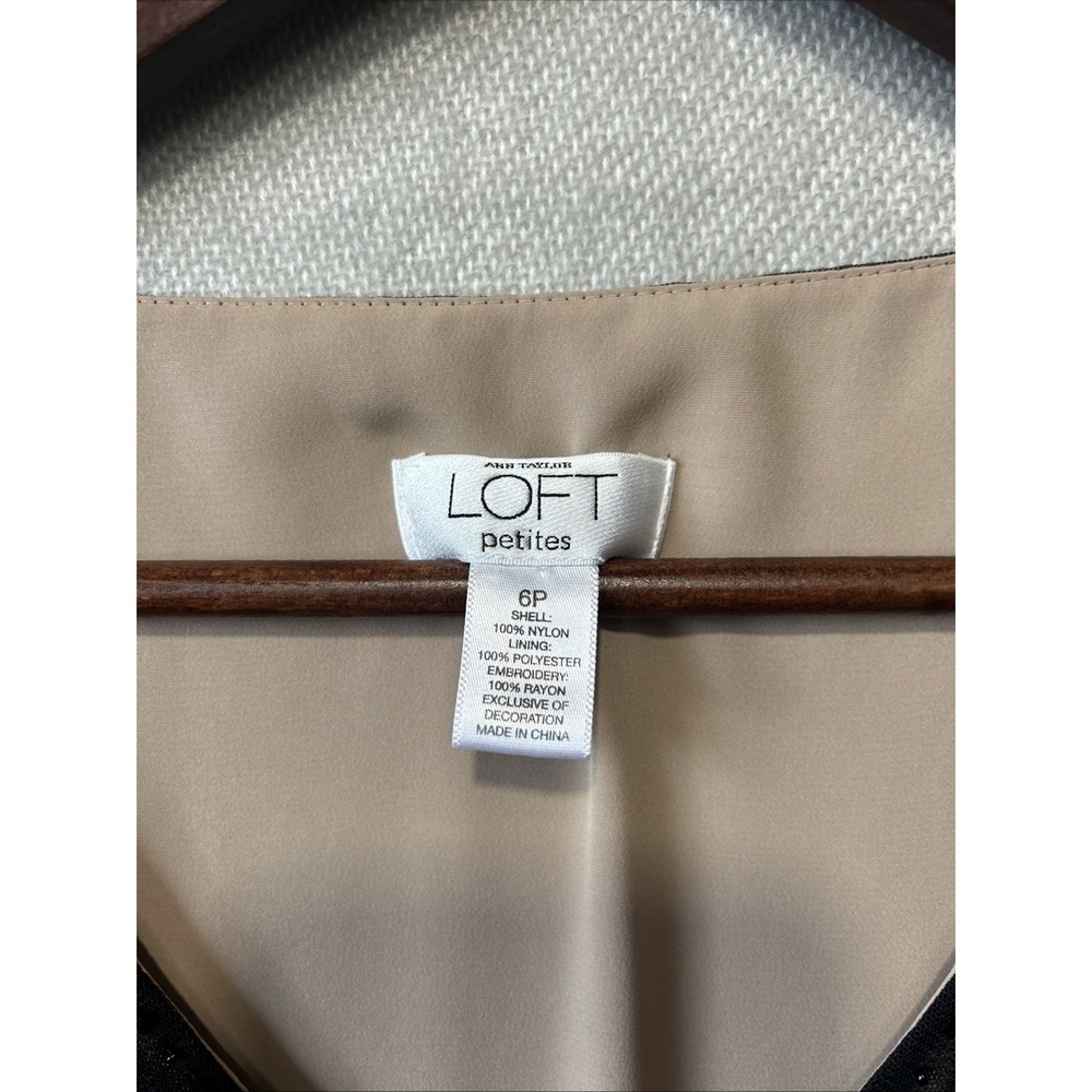 Ann Taylor LOFT Black Dress size 6P - Picture 5 of 8